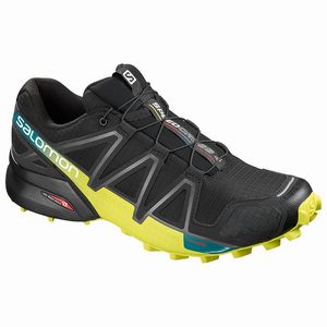 Pánske Bežecké Topánky Salomon SPEEDCROSS 4 Čierne/Žlté,518-57735